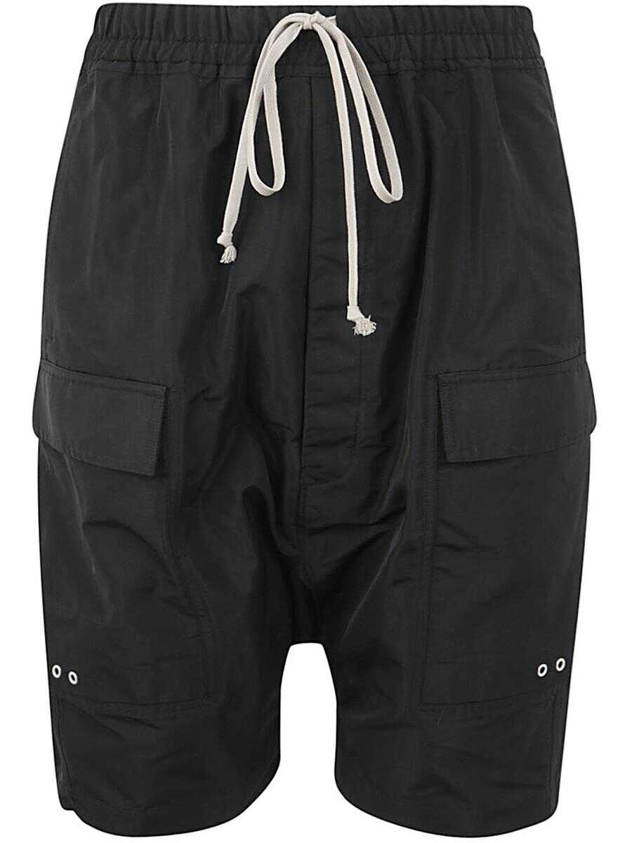 Rick Owens RICK OWENS CARGO PODS SHORTS CLOTHING BLACK