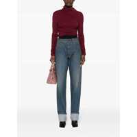 Blugi Maison Margiela Dama - Blugi Maison Margiela Maison Margiela Dark Blue Cotton Denim Jeans AMERICAN CLASSIC Femei (BM 12507021) - B-mall.ro