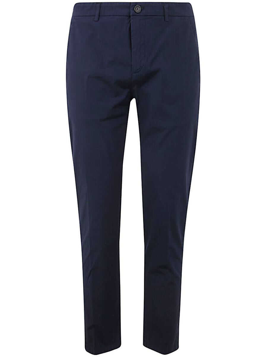 Department Five DEPARTMENT 5 PRINCE CROP CHINO TROUSERS CLOTHING BLUE