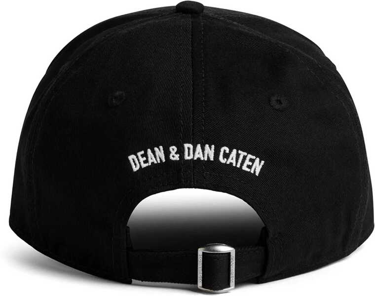 Sepci DSQUARED2 Logoed Baseball Hat NERO/BIANCO Barbati (BM 12508092) 2