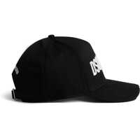 Sepci pentru Barbati pagina 2 - Sepci DSQUARED2 Logoed Baseball Hat NERO/BIANCO Barbati (BM 12508092) - B-mall.ro
