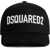 DSQUARED2 Logoed Baseball Hat NERO/BIANCO
