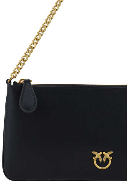Genti de umar Pinko Shoulder Bag NERO-ANTIQUE GOLD Femei (BM 12508992) 4
