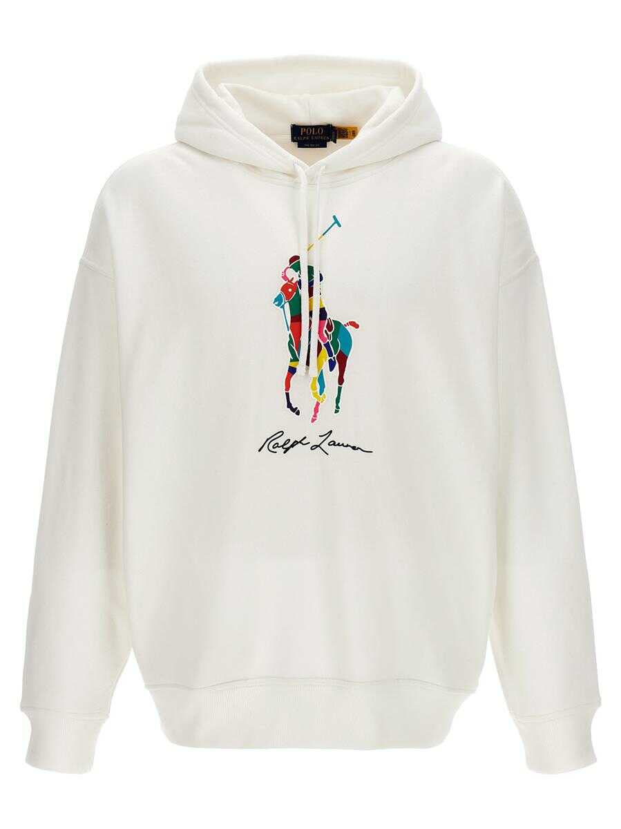 Ralph Lauren POLO RALPH LAUREN Logo print hoodie WHITE