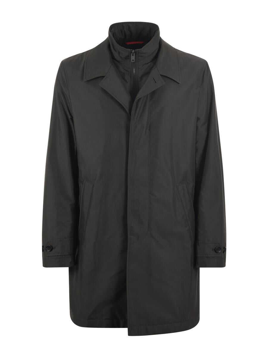 Fay FAY double front raincoat VERDE SCURO