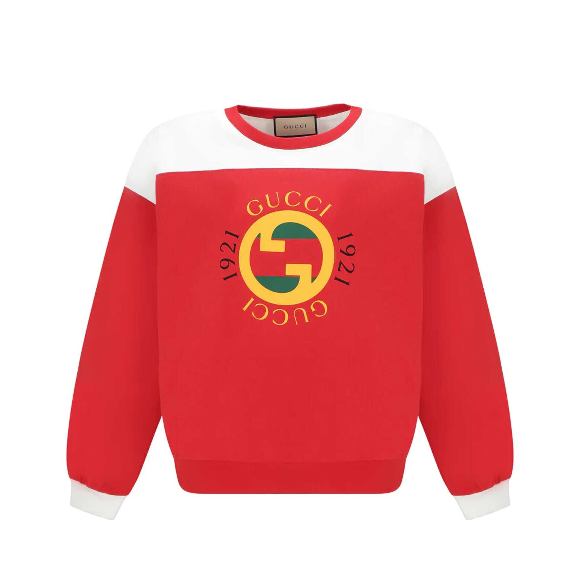 Gucci Gucci Logo Printed Sweatshirt Red