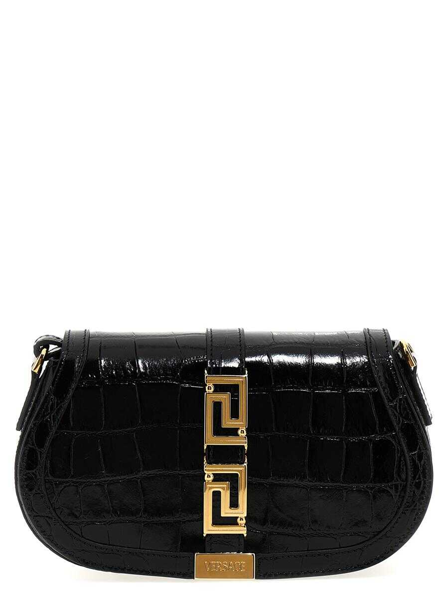 Versace VERSACE \'Greca Goddess\' shoulder bag BLACK