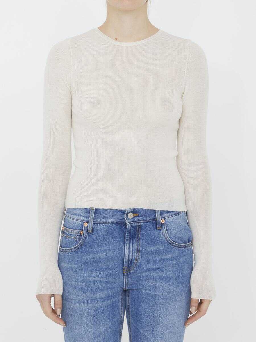 Gucci Ultra-fine wool jumper IVORY