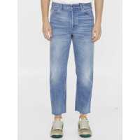 Blugi Washed-Out Denim Jeans Barbati
