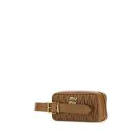 Genti mini Miu Miu Dama - Genti mini Miu Miu Miu Miu Clutch Brown Femei (BM 12521085) - B-mall.ro