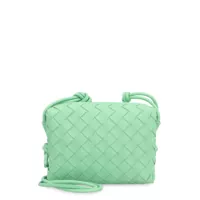 Genti de umar Bottega Veneta Mini Loop Leather Camera Bag Femei