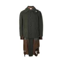 Paltoane Maison Margiela Destroyed-Look Coat Barbati