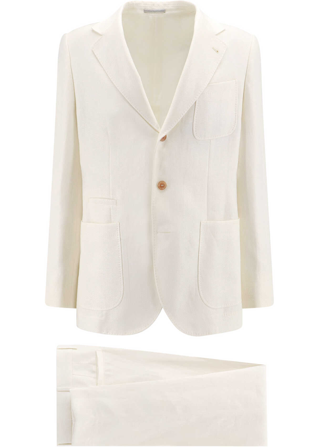 Brunello Cucinelli Suit White b-mall.ro