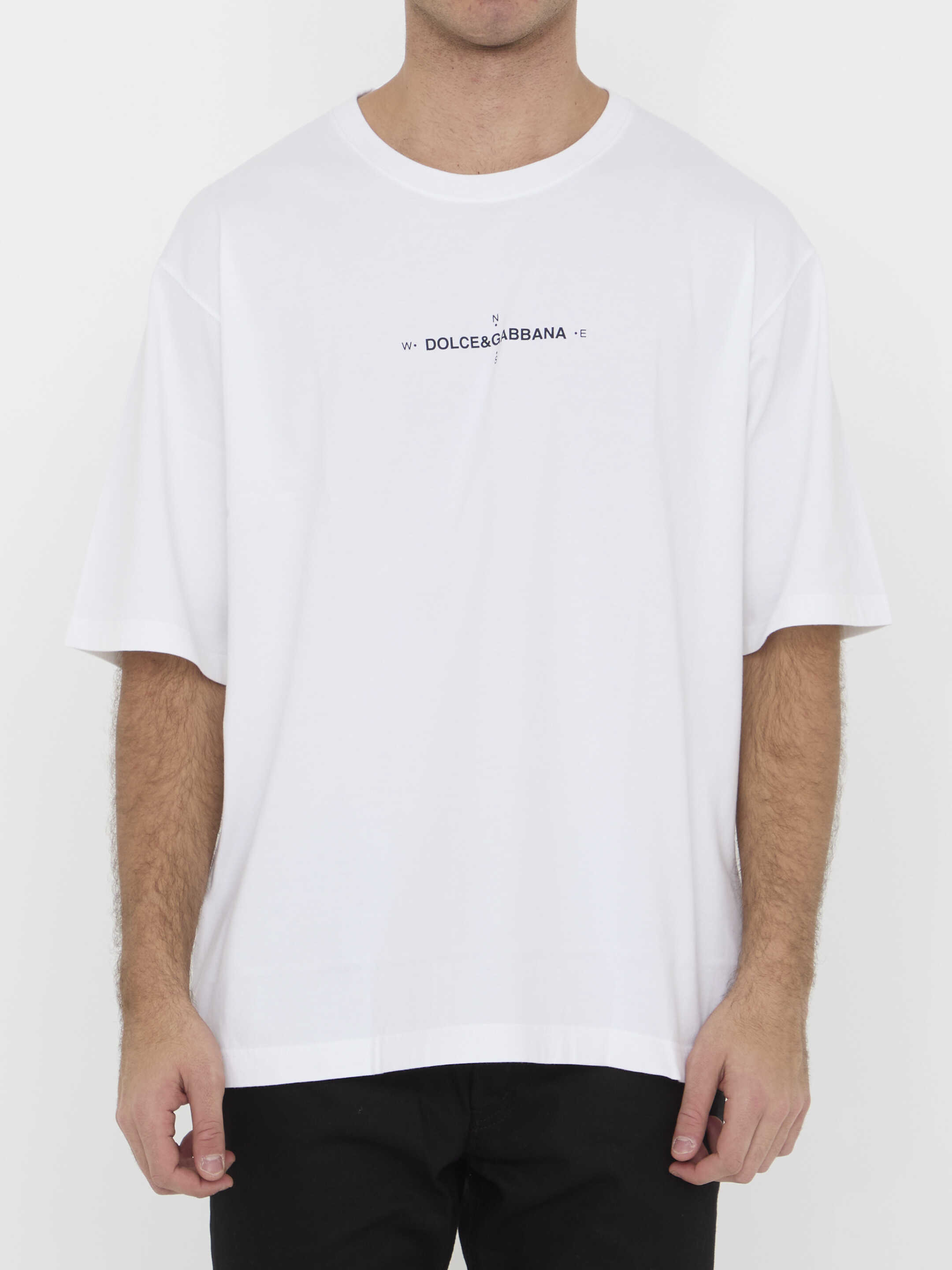 Dolce & Gabbana Marina Print T-Shirt WHITE