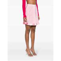 Imbracaminte Dama pagina 304 - Fuste Versace Versace Printed Silk Skirt PINK Femei (BM 12530214) - B-mall.ro