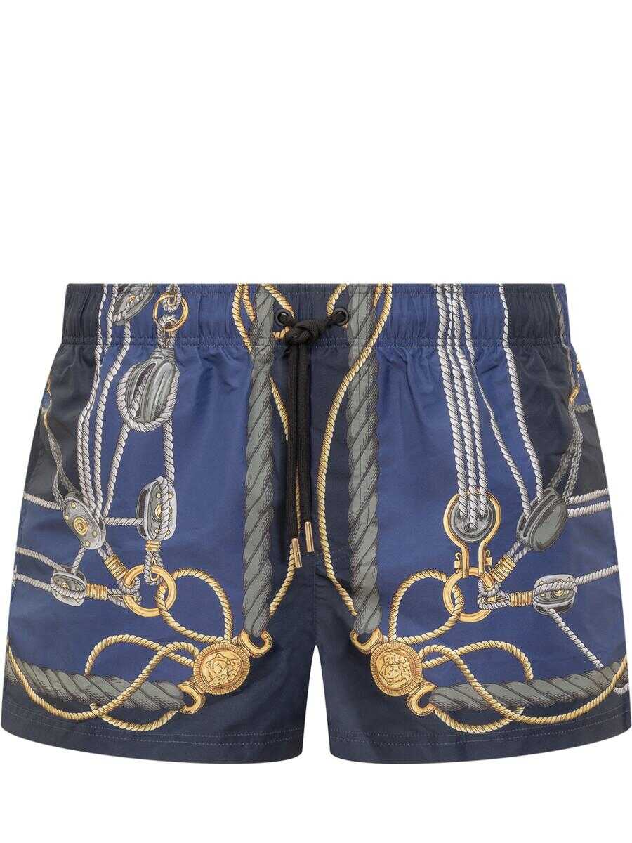 Versace VERSACE Nautical Sea Shorts BLUE