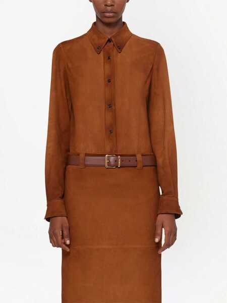 Curele Miu Miu Miu Miu Belt BROWN Femei (BM 12532425) 3