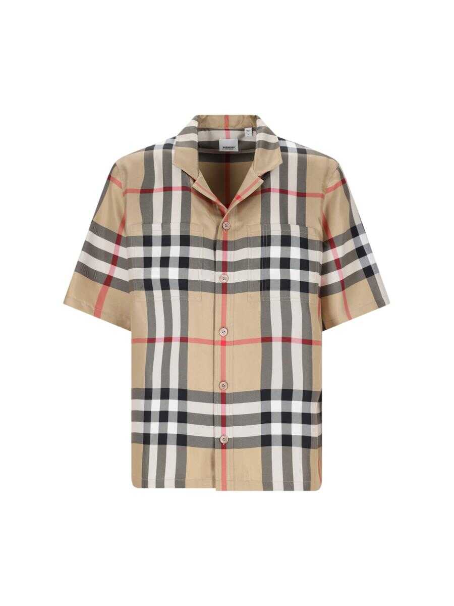 Burberry Burberry Shirts BEIGE