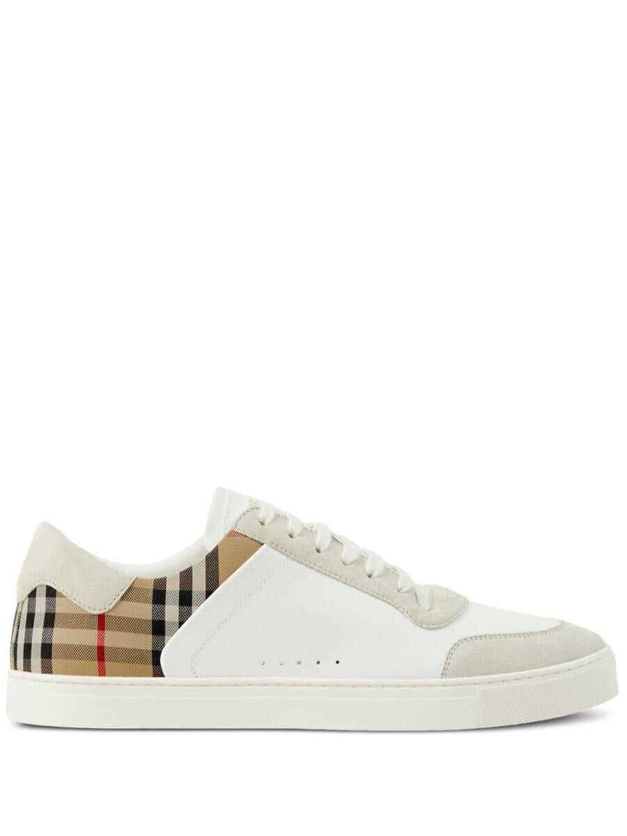 Burberry BURBERRY Stevie leather sneakers WHITE