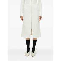 Fuste Jil Sander Dama - Fuste Jil Sander Jil Sander Embossed Cotton Skirt WHITE Femei (BM 12535998) - B-mall.ro