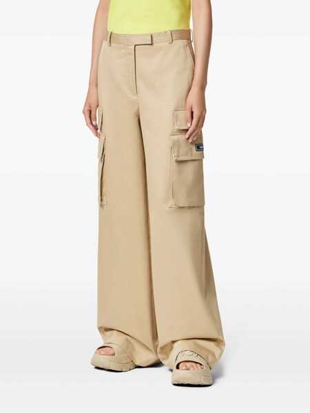 Pantaloni casual Versace Versace Informal Pant Beige Femei (BM 12540663) 3