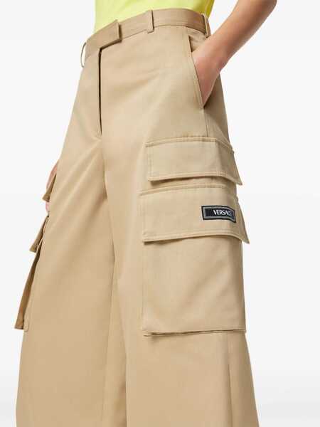 Pantaloni casual Versace Versace Informal Pant Beige Femei (BM 12540663) 5