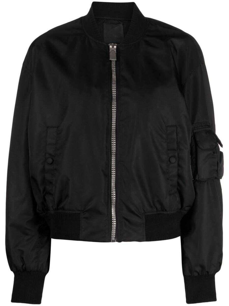 Givenchy GIVENCHY Nylon bomber jacket BLACK