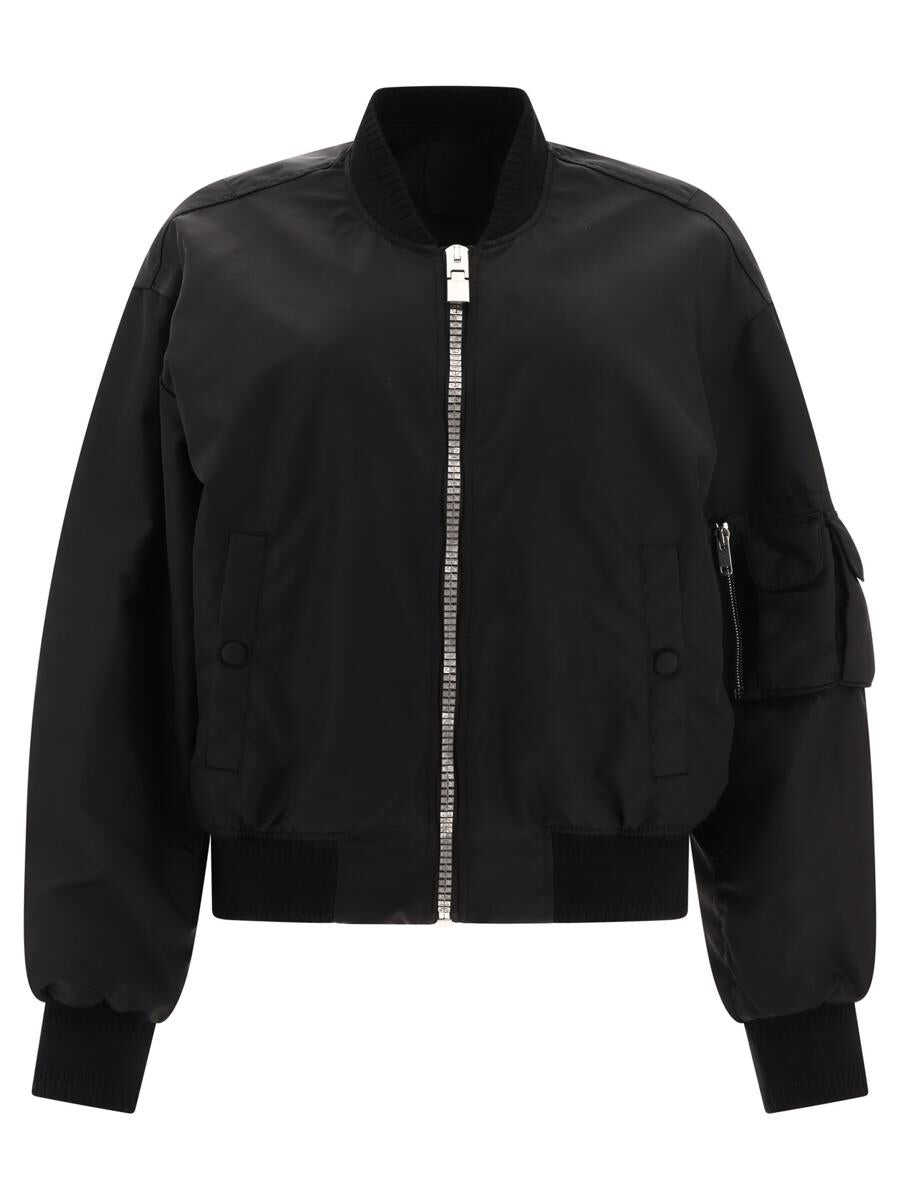 Givenchy GIVENCHY GIVENCHY bomber jacket with pocket detail BLACK