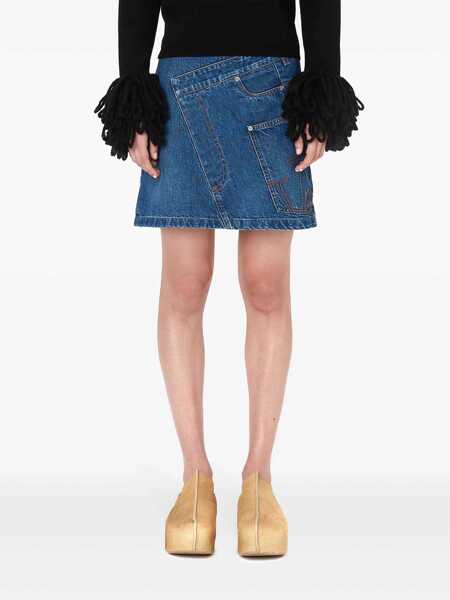 Fuste JW Anderson JW Anderson Twisted Mini Skirt BLUE Femei (BM 12543483) 3