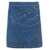 JW Anderson JW Anderson Twisted Mini Skirt BLUE