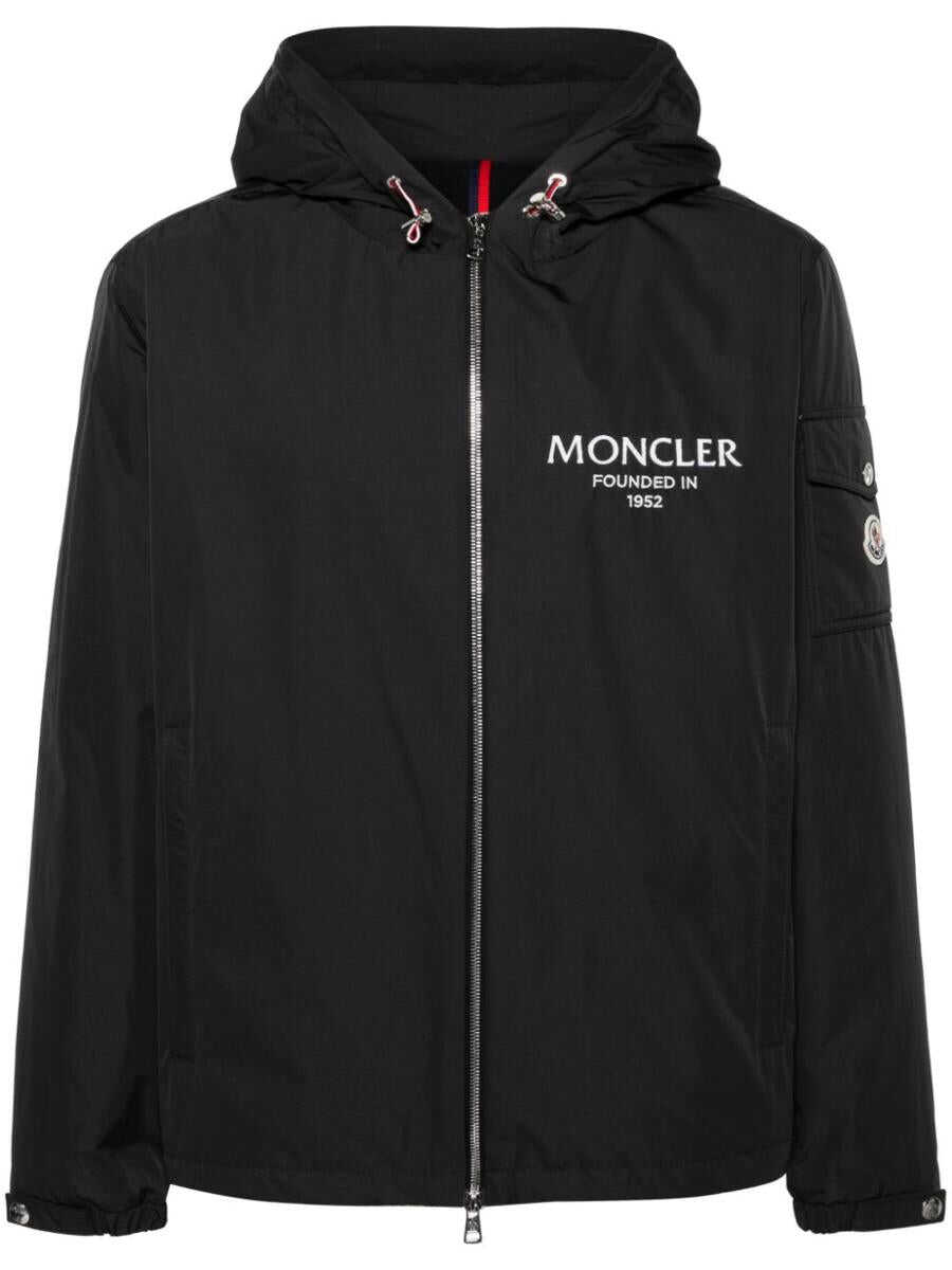 Moncler MONCLER hooded down-feather puffer jacket BLACK