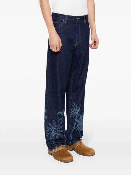 Blugi ALANUI Alanui Jeans Jungle Toile BLUE Barbati (BM 12544866) 3