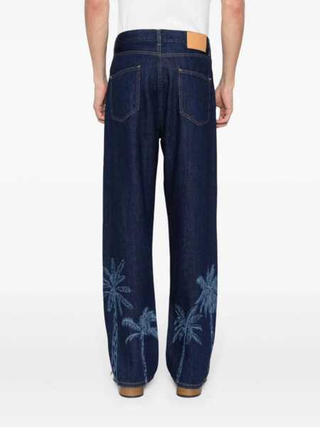 Blugi ALANUI Alanui Jeans Jungle Toile BLUE Barbati (BM 12544866) 4