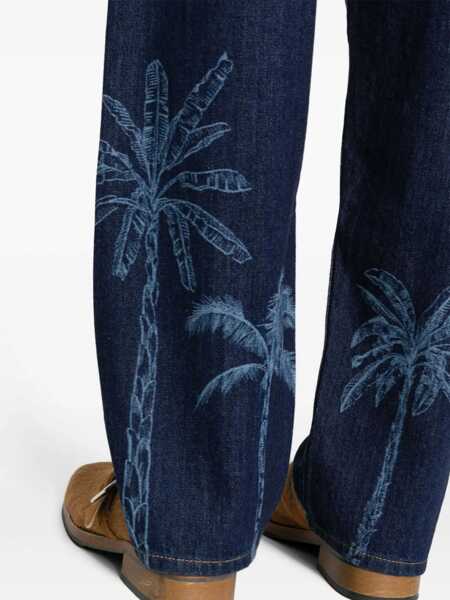 Blugi ALANUI Alanui Jeans Jungle Toile BLUE Barbati (BM 12544866) 5