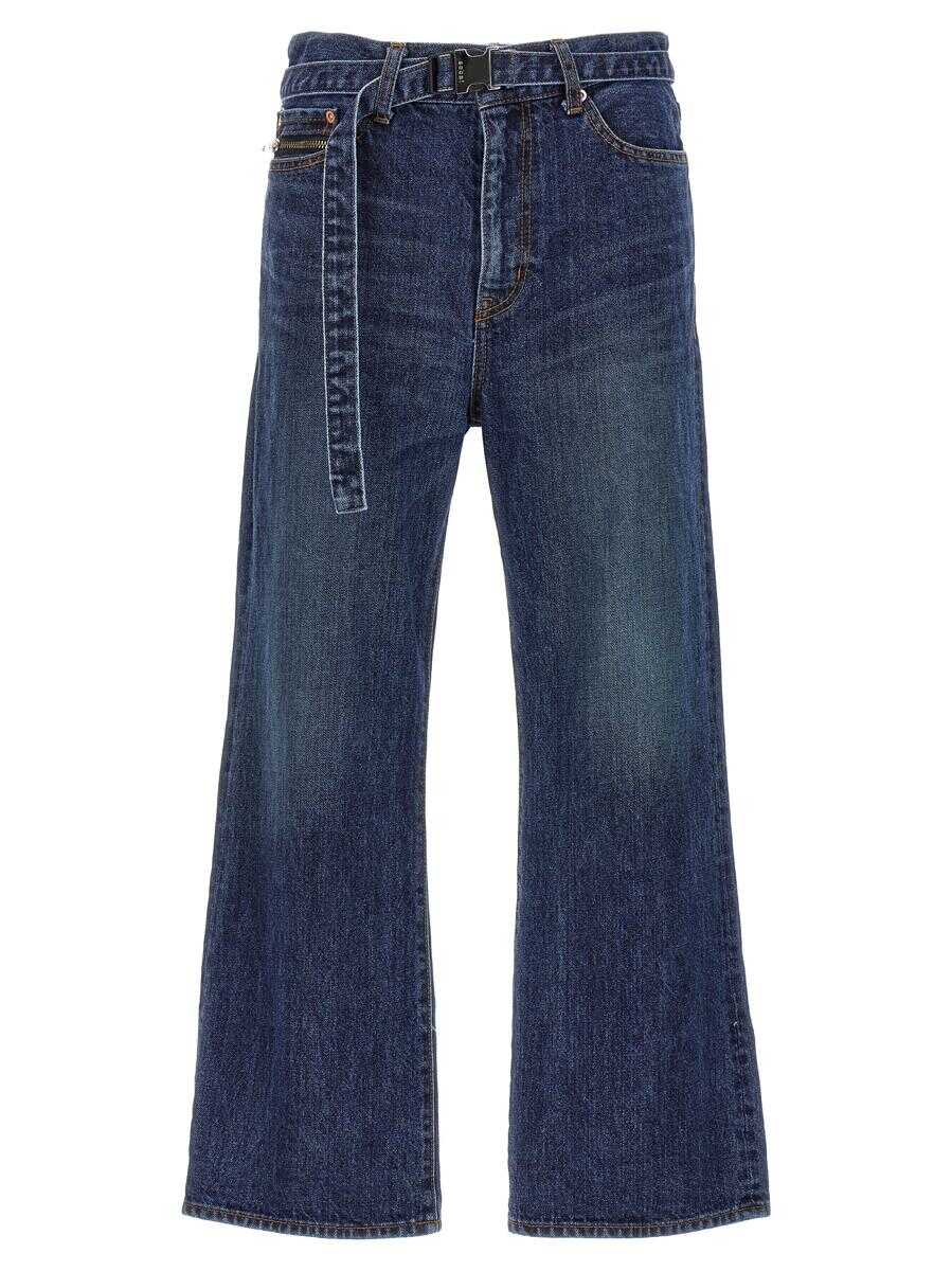 Sacai SACAI Bootcut jeans BLUE