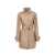 Versace Versace Logo Trench Coat Beige
