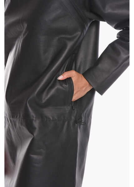 Jachete Bottega Veneta Decentralized Zip Hidrology Decentralized Zip Hidrology Leat Black Femei (BM 12548607) 3