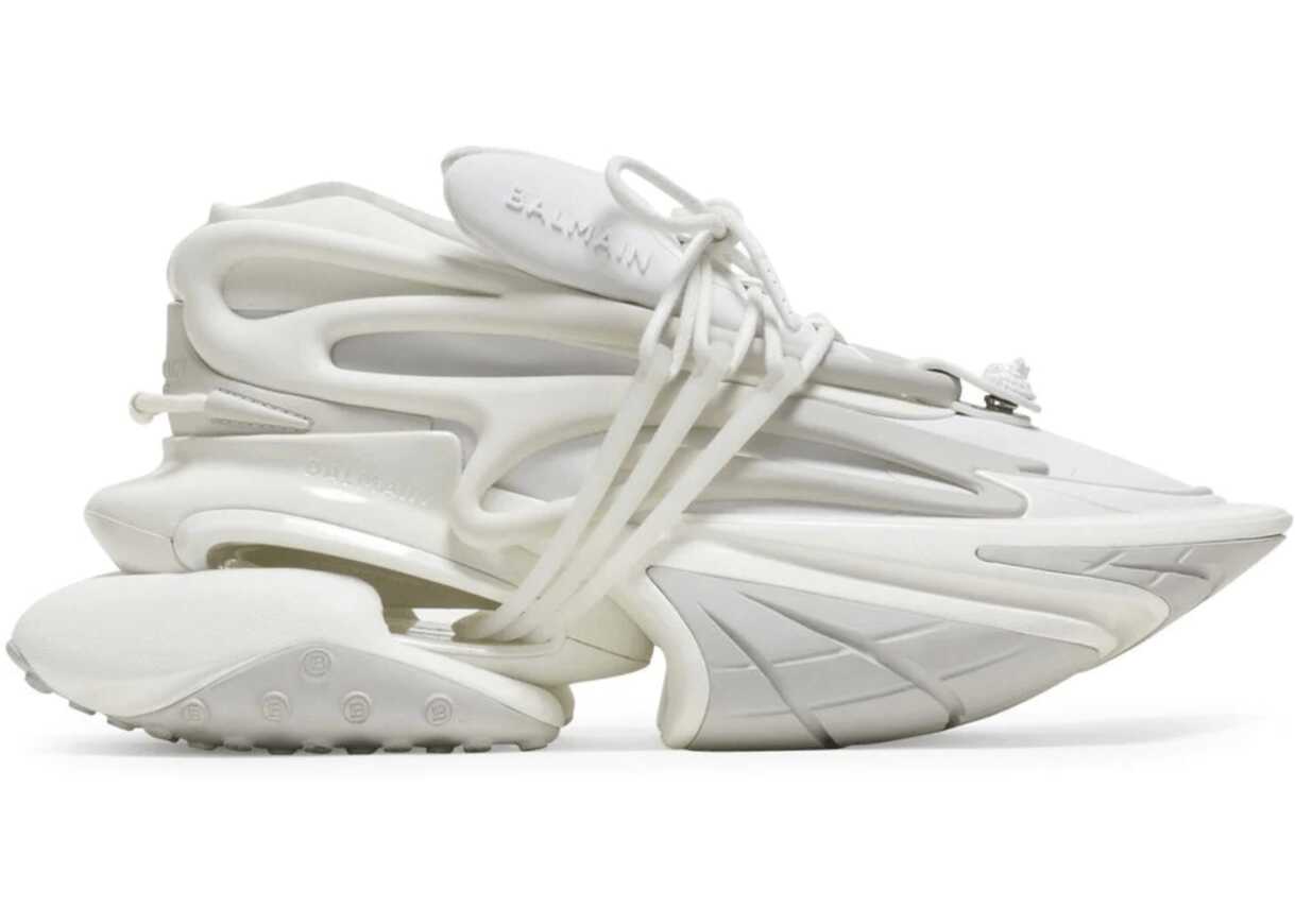 Balmain Unicorn Chunky Sneakers White