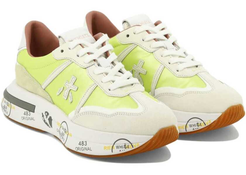 Sneakers Premiata Cassie Sneakers Yellow/Green Femei (BM 12548811) 2