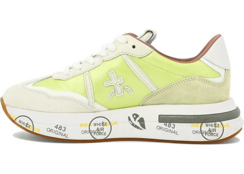 Sneakers Premiata Cassie Sneakers Yellow/Green Femei (BM 12548811) 3