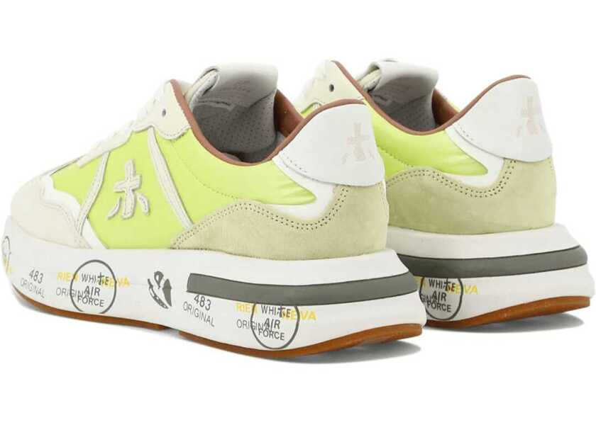 Sneakers Premiata Cassie Sneakers Yellow/Green Femei (BM 12548811) 4