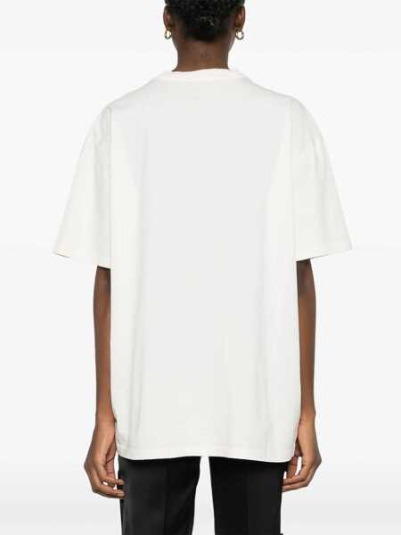Tricouri Prada Prada T-Shirt WHITE Femei (BM 12550254) 4
