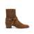 Saint Laurent Saint Laurent Wyatt Harness Ankle Boots Brown