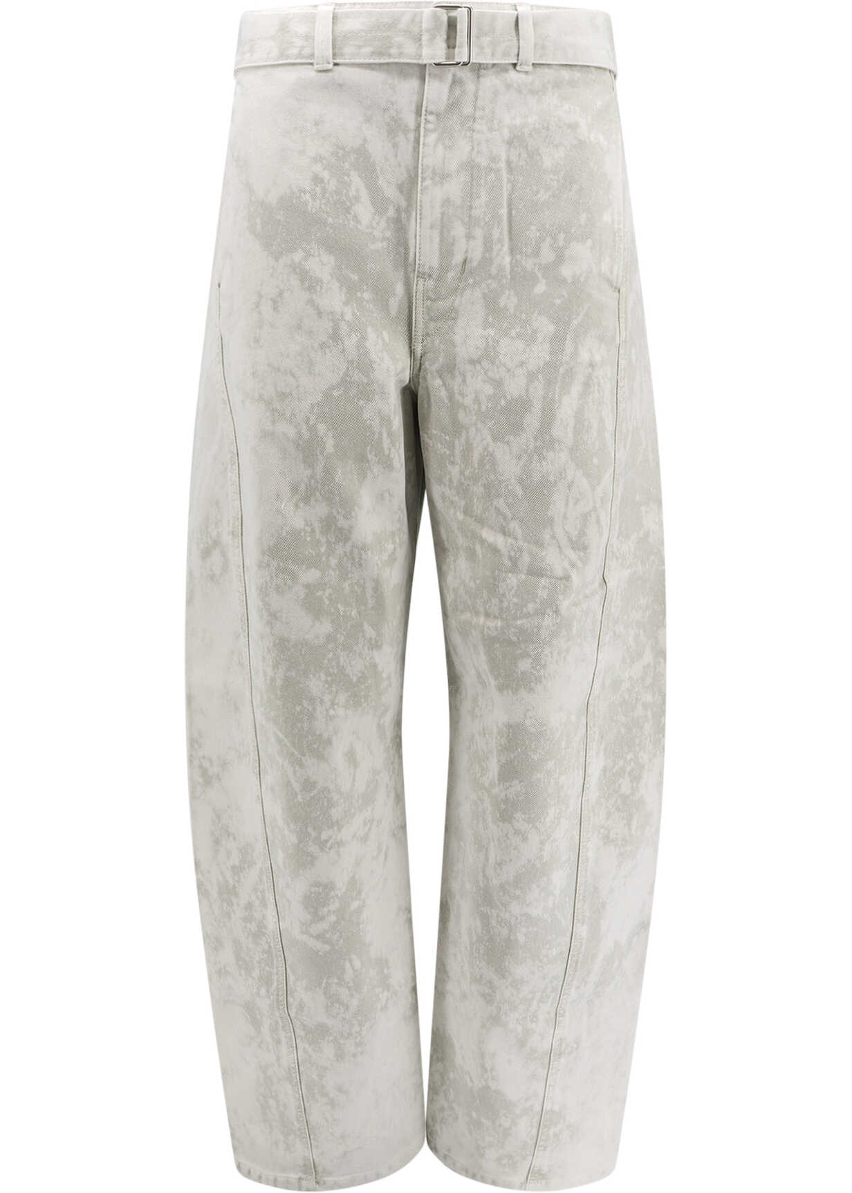 LEMAIRE Twisted Belted Pants White
