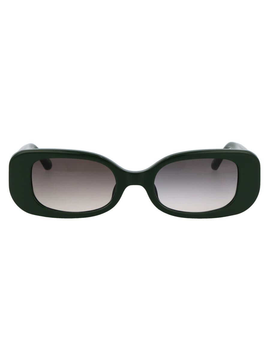 LINDA FARROW Linda Farrow SUNGLASSES FORESTGREEN/LIGHTGOLD/GREYGRAD