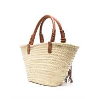 Genti de mana ALANUI Dama - Genti de mana ALANUI Alanui Icon Palm Leaf Big Handbag BROWN Femei (BM 12561321) - B-mall.ro