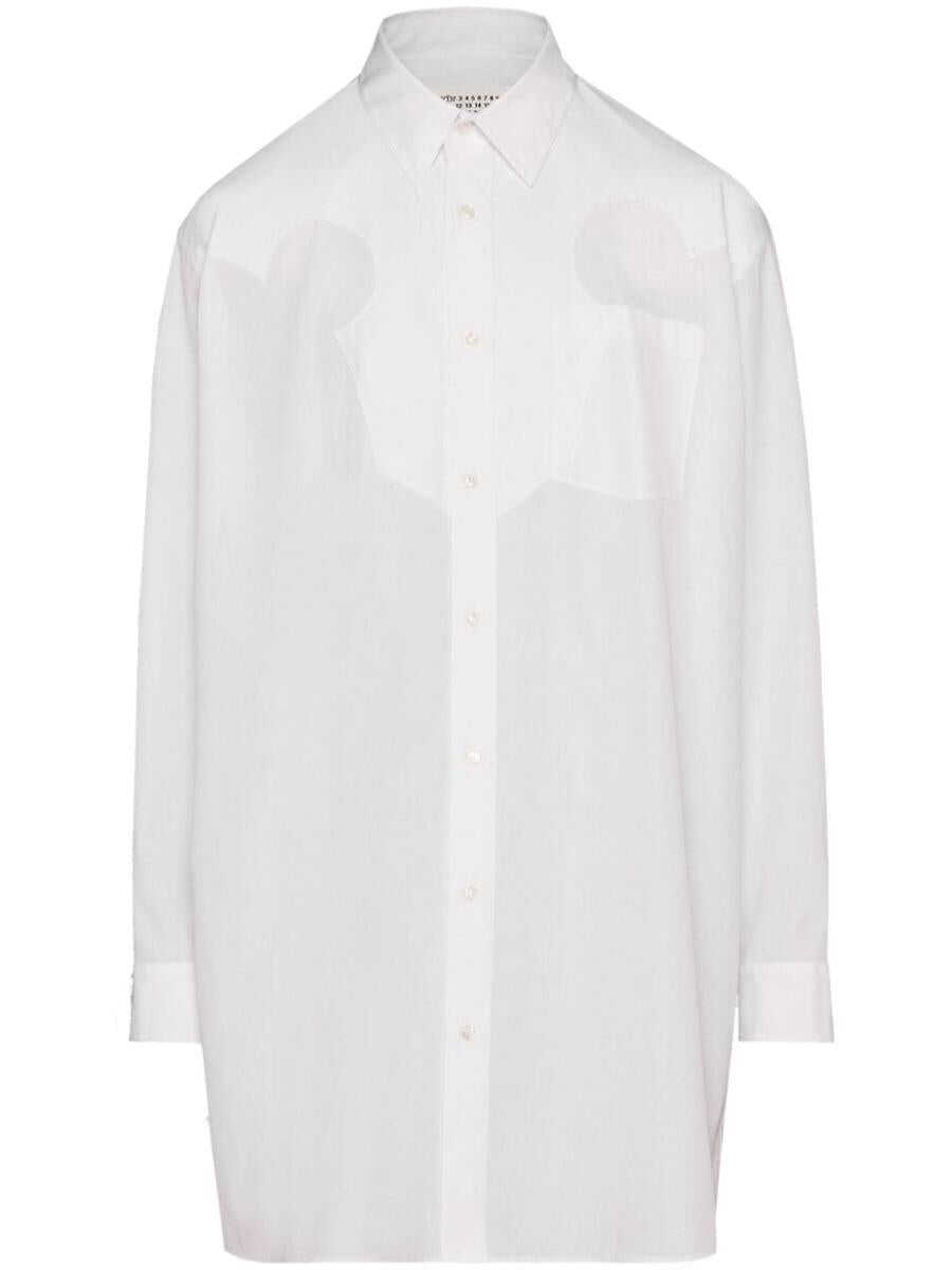 Maison Margiela MAISON MARGIELA Oversized cotton shirt WHITE