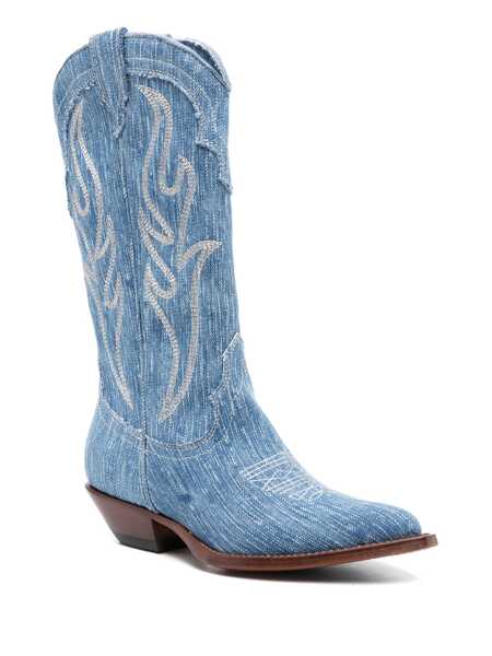 Bocanci SONORA Sonora Denim Texan Boots CLEAR BLUE Femei (BM 12562647) 2