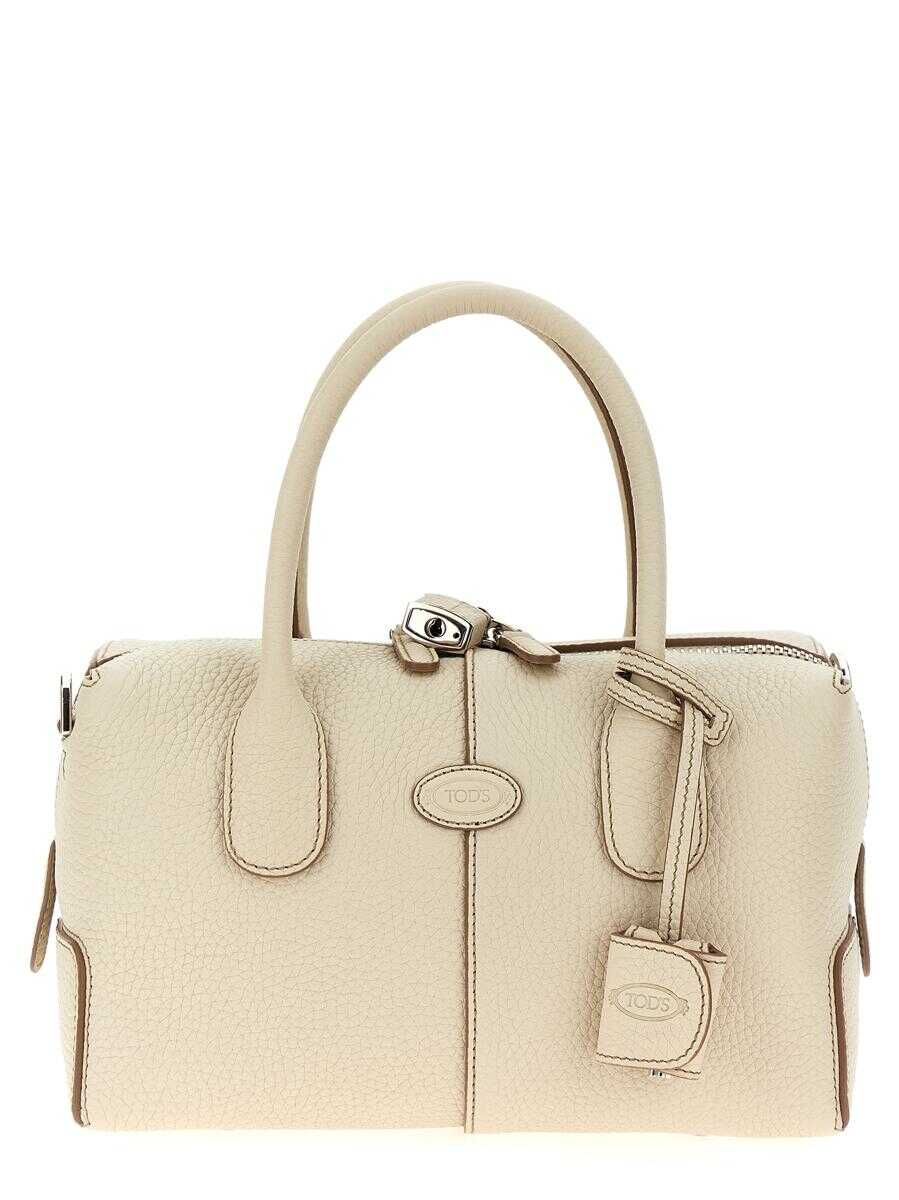 TOD\'S TOD\'S \'Bauletto T case\' small handbag WHITE
