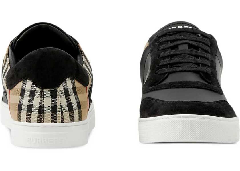 Sneakers Burberry Stevie Sneakers BLACK/ARBEIGE IP CHK Barbati (BM 12563193) 4